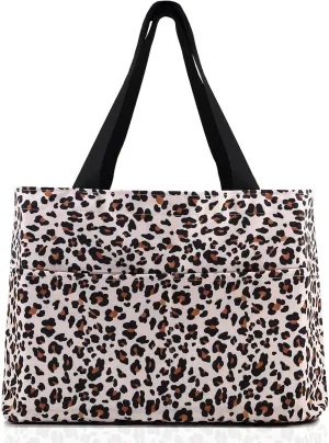 Large Waterproof Tote Bag for Women, Extra Wide Foldable Travel Beach Tote, Oversized Durable Carry-On Weekender Bag