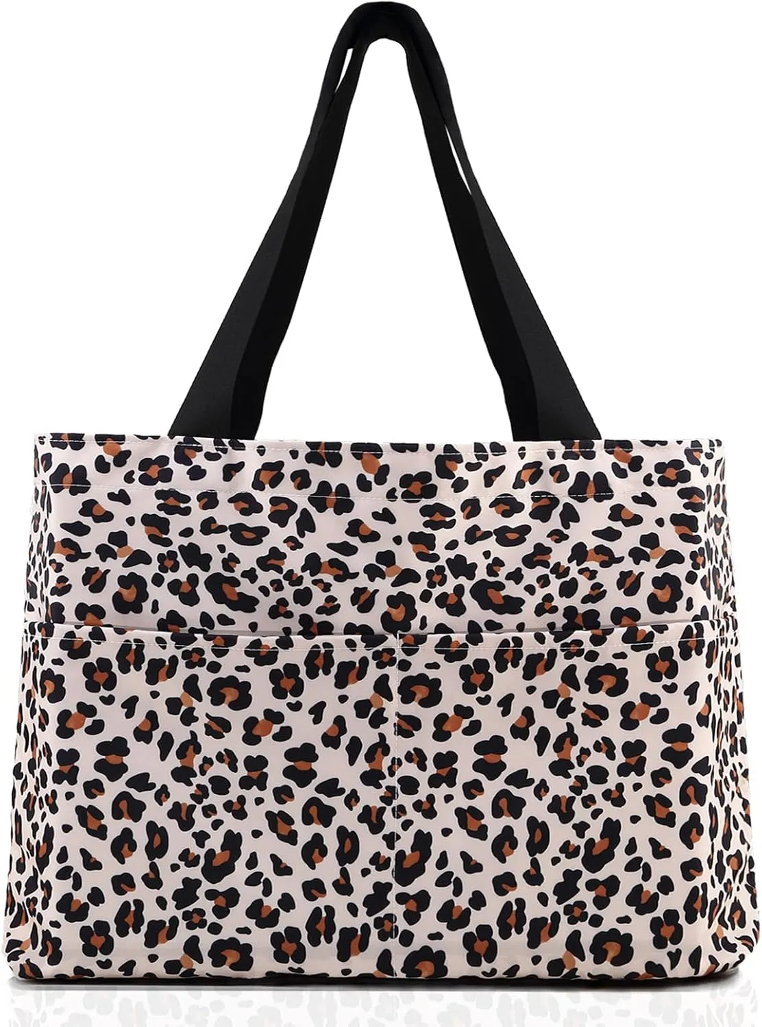 Large Waterproof Tote Bag for Women, Extra Wide Foldable Travel Beach Tote, Oversized Durable Carry-On Weekender Bag