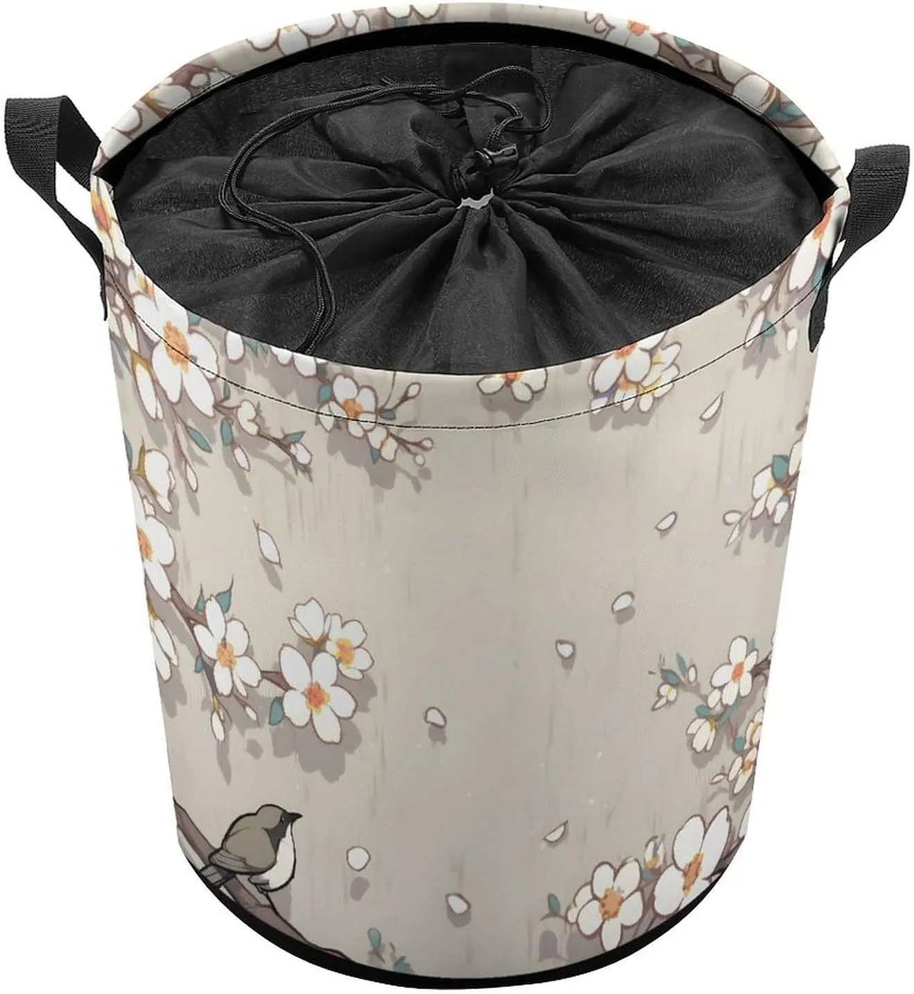 Laundry Hampers, Large Drawstring Laundry Bag, Removable Laundry Bags, Collapsible Storage Bin with Handles for Home Organization, Kids Room, Nursery Branch
