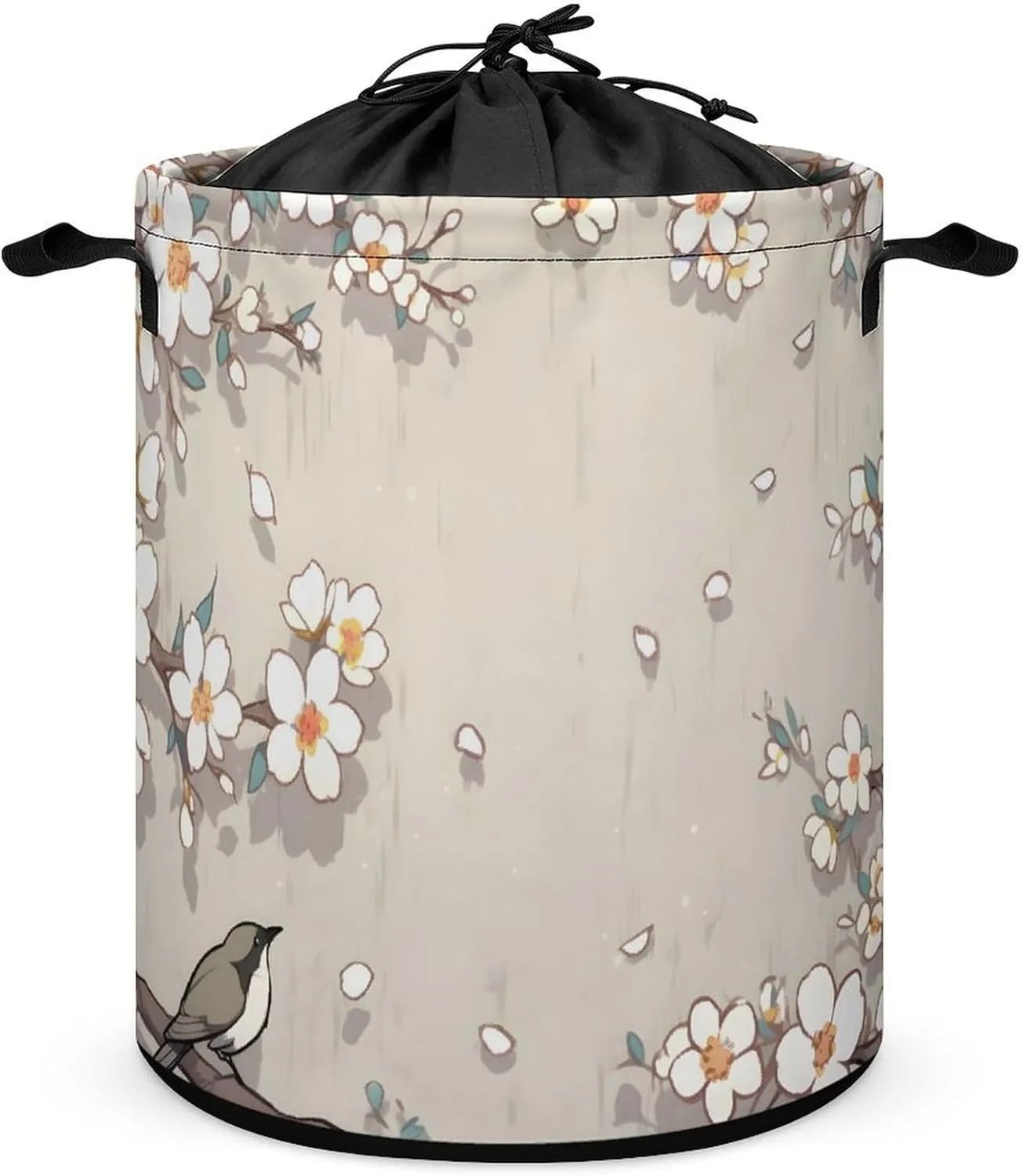 Laundry Hampers, Large Drawstring Laundry Bag, Removable Laundry Bags, Collapsible Storage Bin with Handles for Home Organization, Kids Room, Nursery Branch