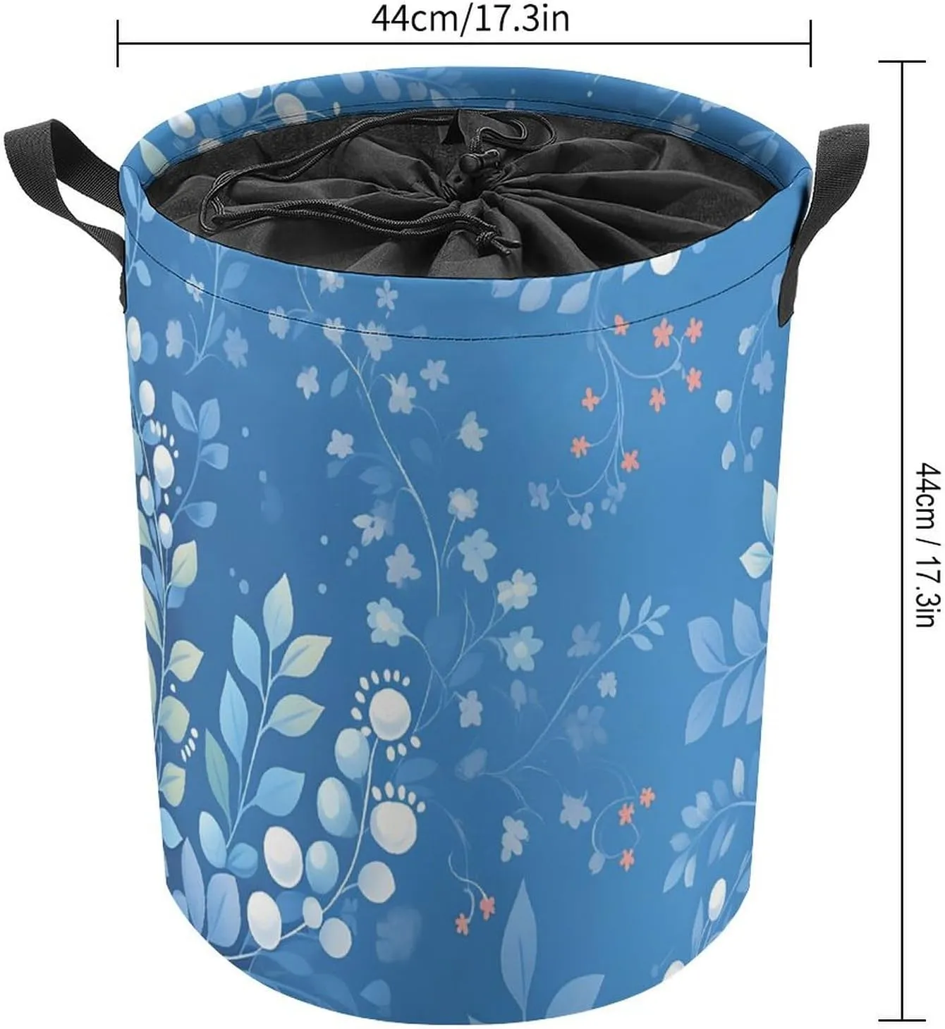 Laundry Hampers, Large Drawstring Laundry Bag, Removable Laundry Bags, Collapsible Storage Bin with Handles for Home Organization, Kids Room, Nursery Pattern