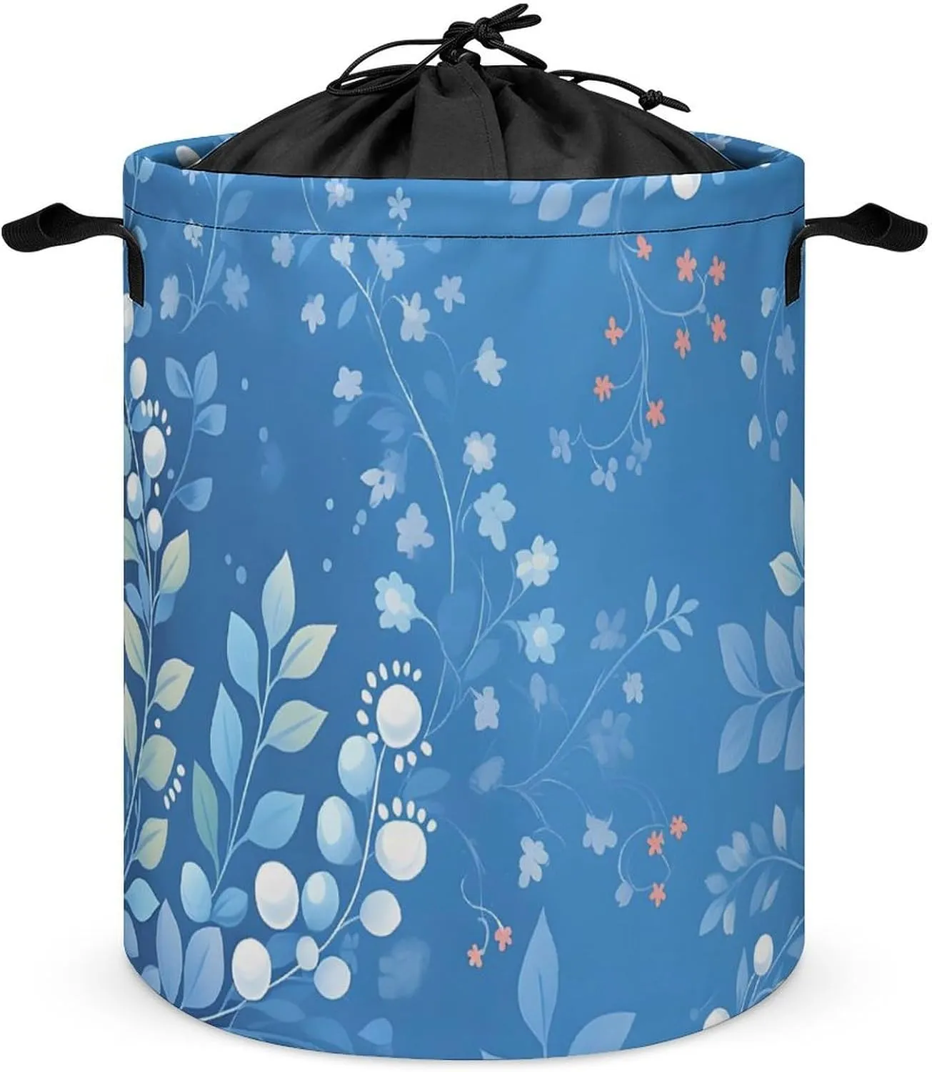 Laundry Hampers, Large Drawstring Laundry Bag, Removable Laundry Bags, Collapsible Storage Bin with Handles for Home Organization, Kids Room, Nursery Pattern