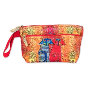 Laurel Burch Cosmetic Bag Coin Purses (D. Orange)