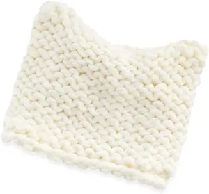 LC Lauren Conrad Womens Chunky Knit Kitty Ear Beanie, Ivory