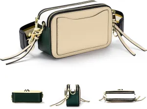 Leather Crossbody Bags for Women - Camera Bag Clutch