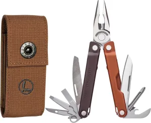 LEATHERMAN, Bond Multi-tool, EDC Tool with 420HC Blade and Nylon Sheath, Burnt Sienna