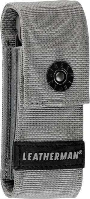 LEATHERMAN, Premium Nylon Snap Sheath, Fits 3.25" to 4.5" Multi-Tools, Grey, Medium