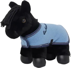 LeMieux Tiny Pony Skye - Soft Black Coat - Pocket-Friendly Size - Includes Tiny Pony Fleece Rug