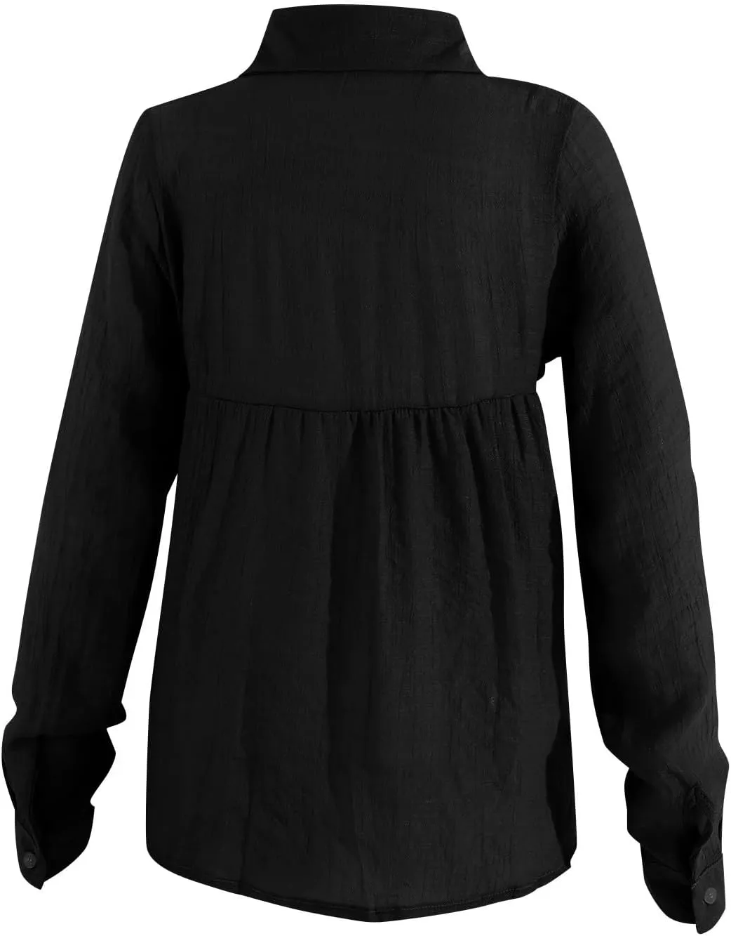 Linen Cotton Womens Short Sleeve Shirts Big Drop Collar Loose Draw Pleated Two Tops Women'S Swimwear Cover Ups