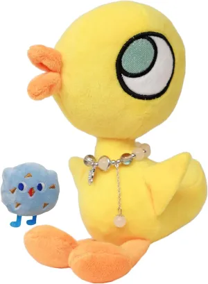 Little Ducking Stuffed Animal Gets Cookie for Mo Willems Pigeon Books Series Duck Plush, Yellow Cute Duck Pillow Toy Book Characters Plush for Classroom, 9.25in