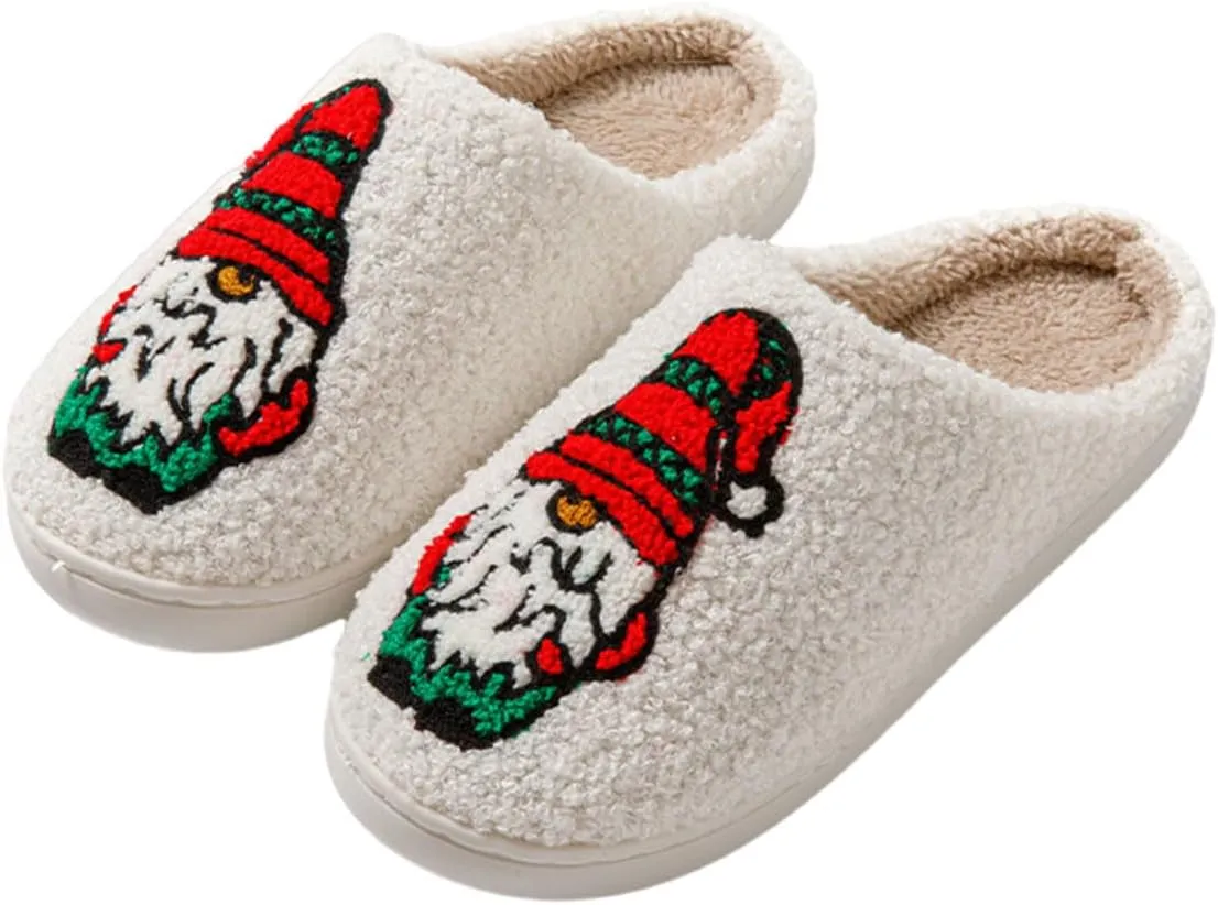 LNERIP Animal Slippers Fruit Slippers Plant Slippers Various Cartoon Patterns Fluffy Soft Memory Foam Retro Indoor Outdoor Home Couple Shoes