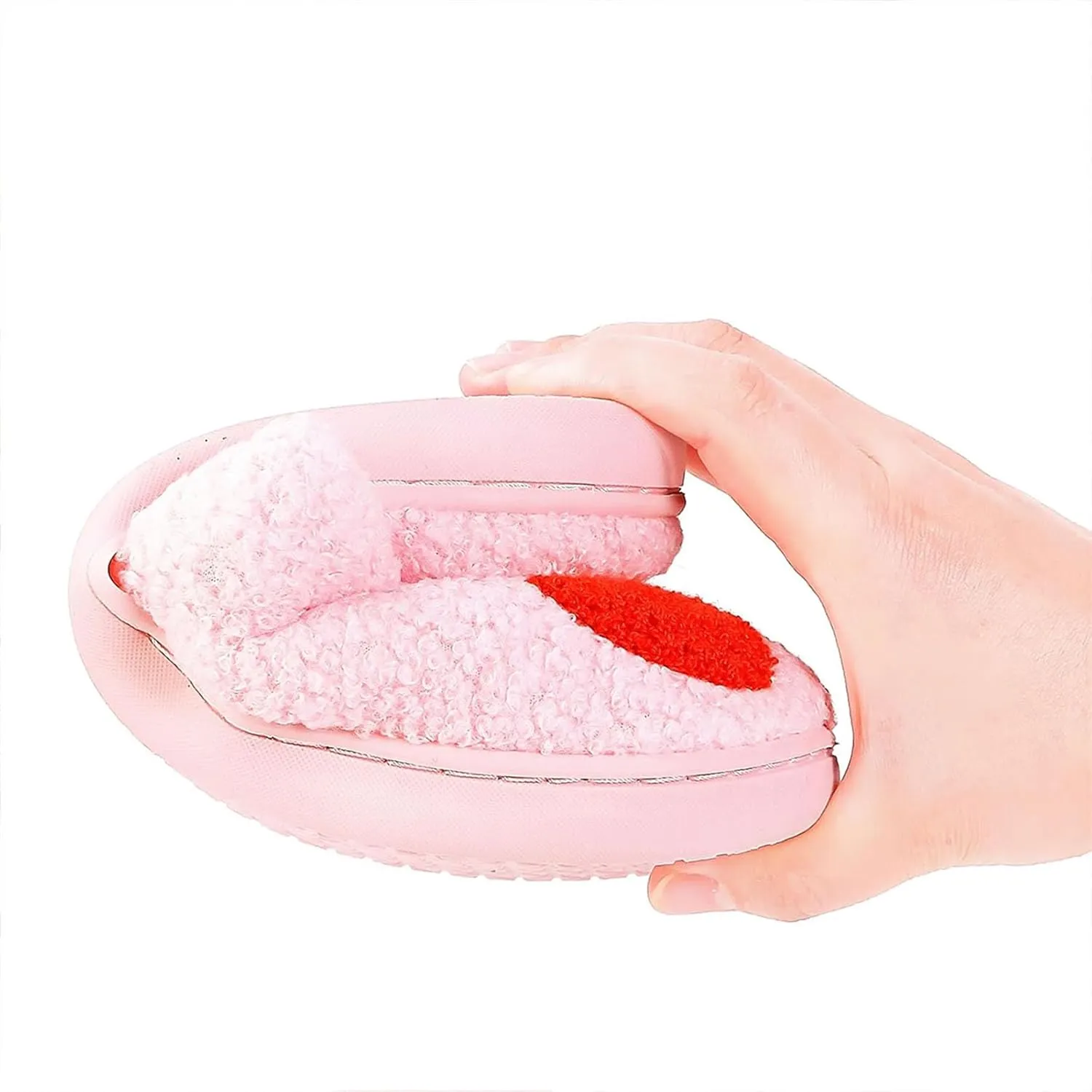 LNERIP Animal Slippers Fruit Slippers Plant Slippers Various Cartoon Patterns Fluffy Soft Memory Foam Retro Indoor Outdoor Home Couple Shoes