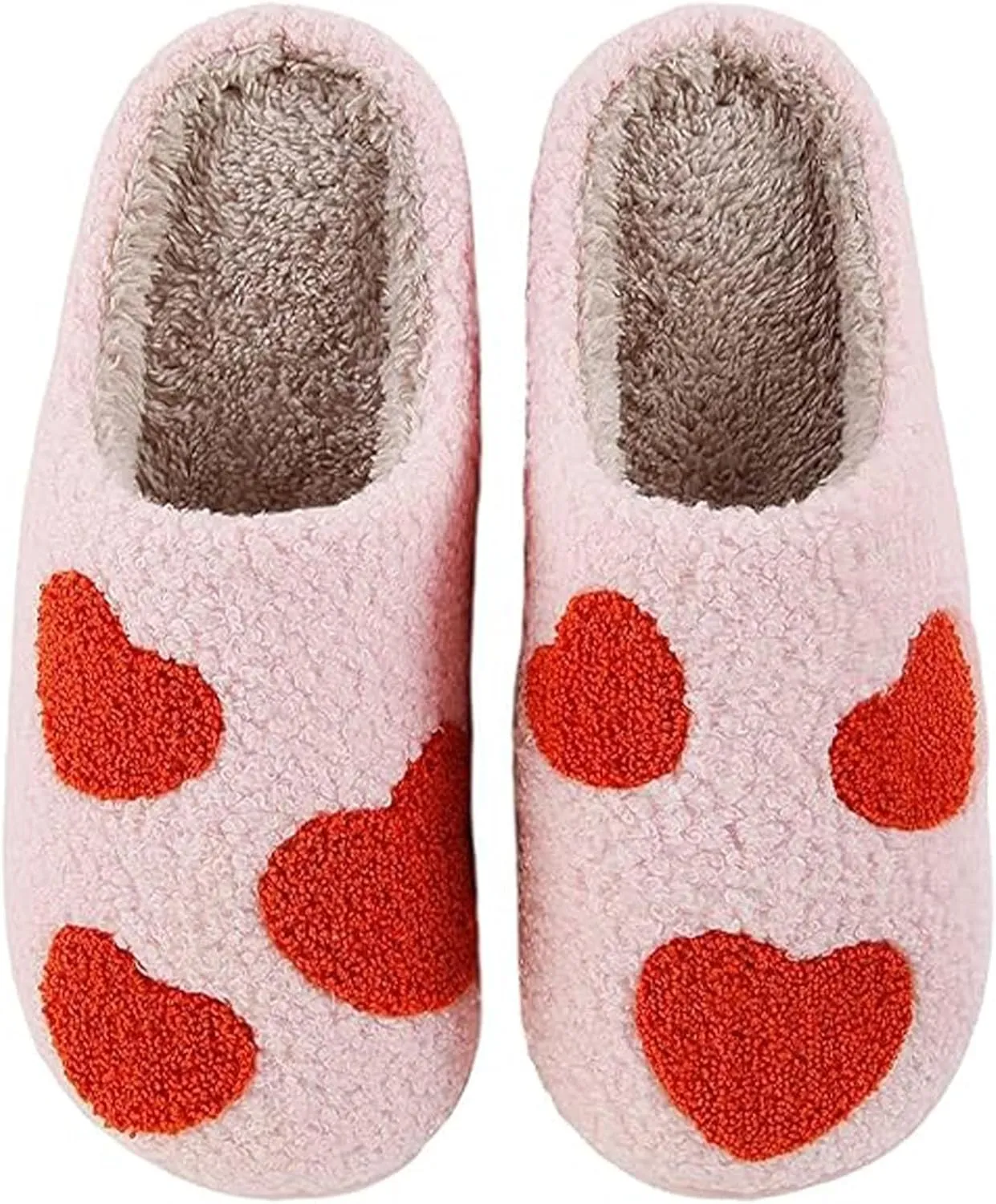 LNERIP Animal Slippers Fruit Slippers Plant Slippers Various Cartoon Patterns Fluffy Soft Memory Foam Retro Indoor Outdoor Home Couple Shoes