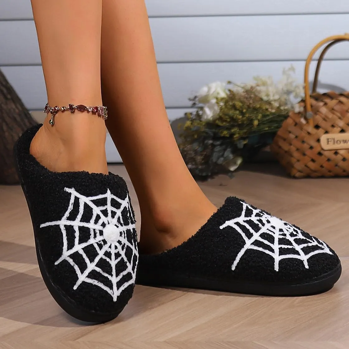 LNERIP Slippers Winter Womens Mens Fluffy Plush Slippers Animals Cute Cartoon House Slippers Cuddly Warm Shoes Indoor Outdoor Girls Women