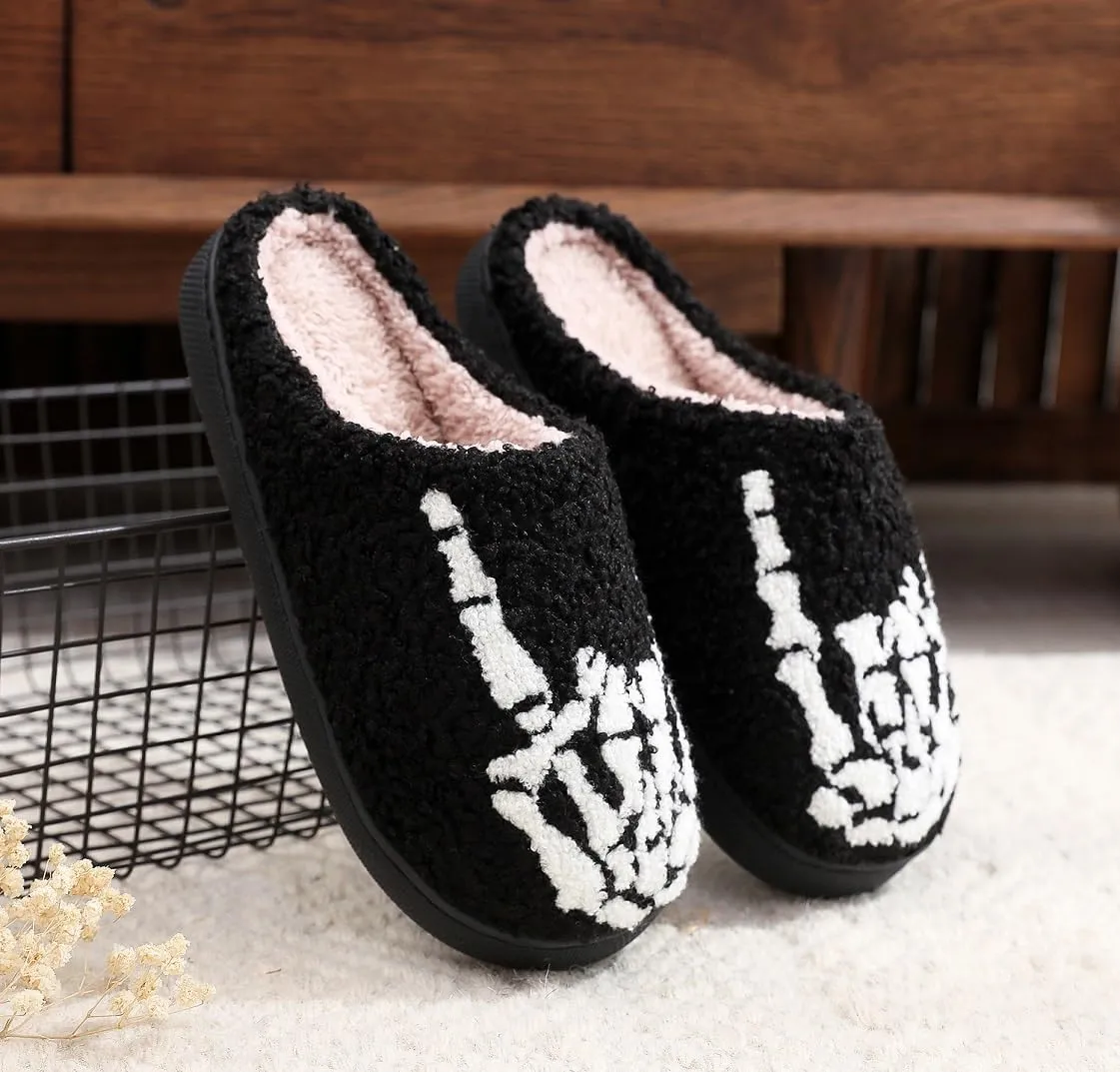 LNERIP Slippers Winter Womens Mens Fluffy Plush Slippers Animals Cute Cartoon House Slippers Cuddly Warm Shoes Indoor Outdoor Girls Women