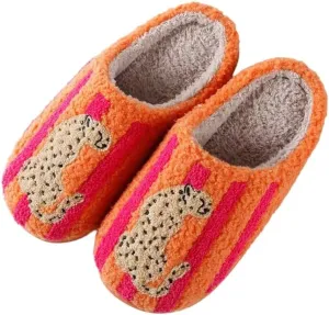 Love Plush Heart Shaped Memory Foam Couple Slippers