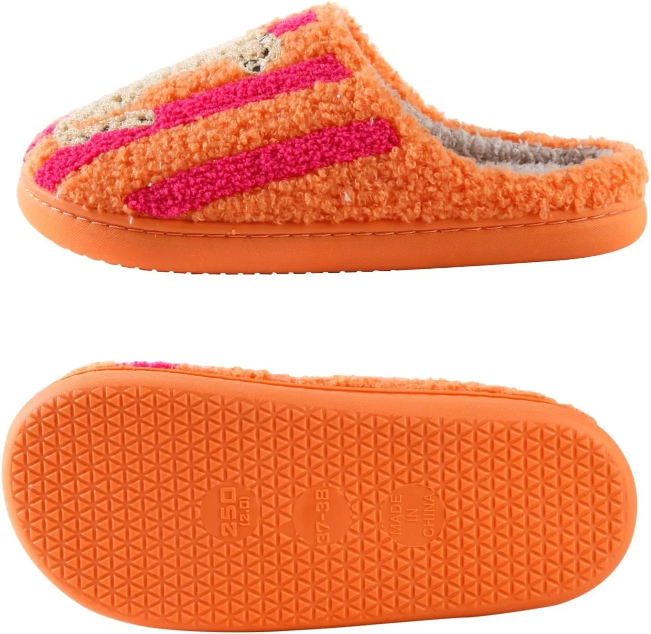 Love Plush Heart Shaped Memory Foam Couple Slippers