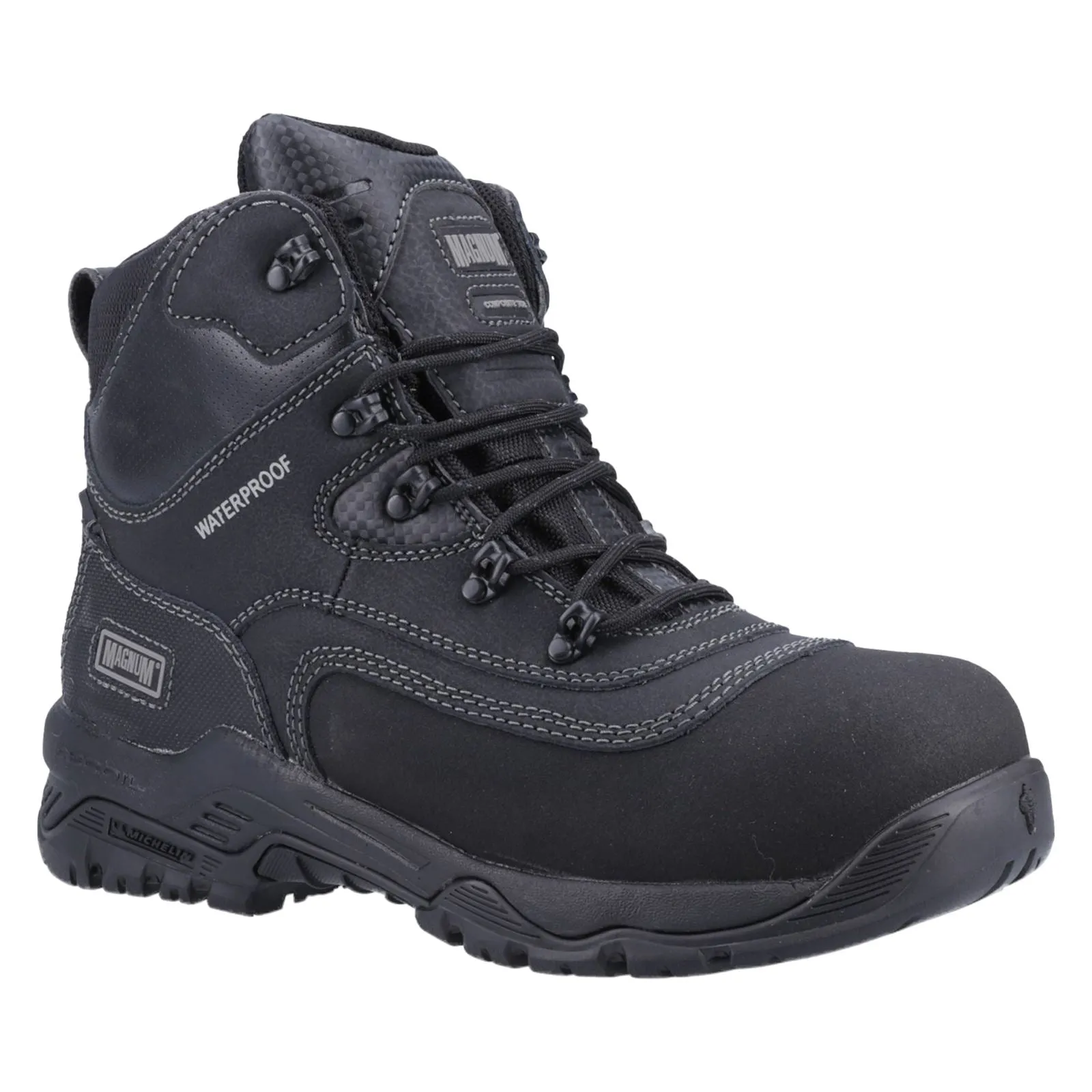 Magnum Unisex Broadside 6.0 CT CP WP Safety Boot in Black