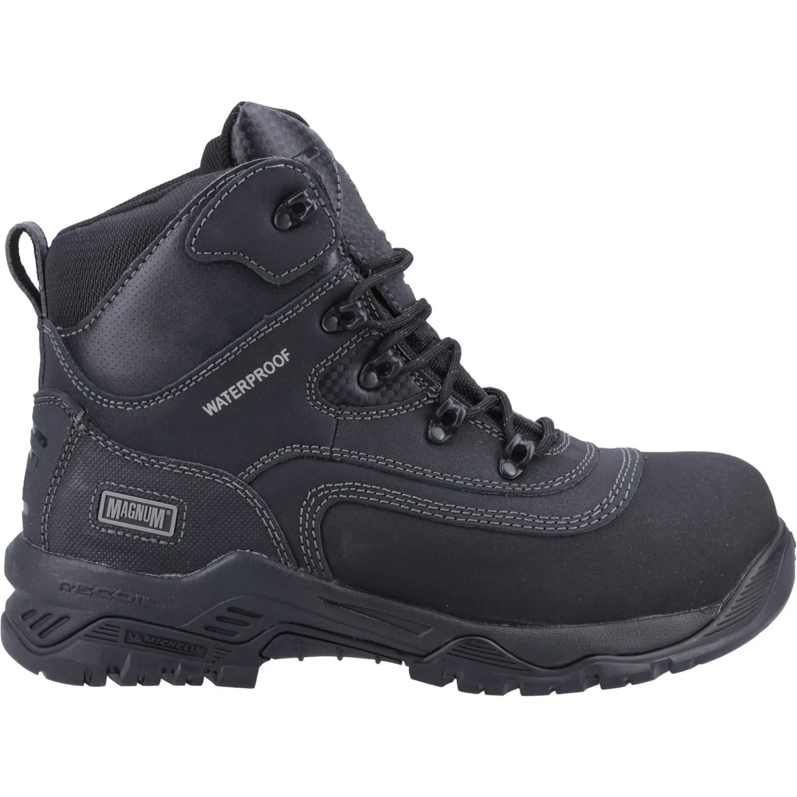 Magnum Unisex Broadside 6.0 CT CP WP Safety Boot in Black