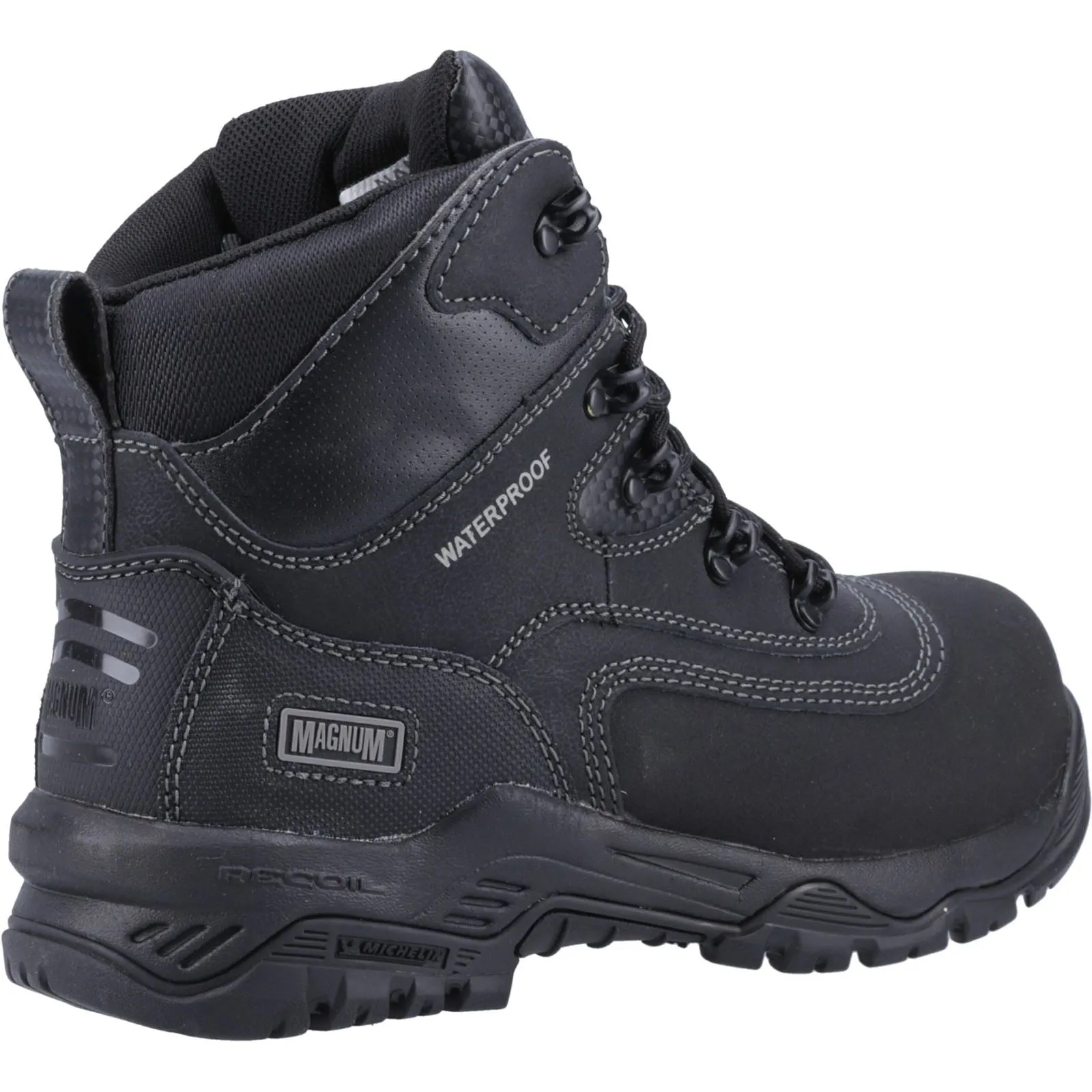 Magnum Unisex Broadside 6.0 CT CP WP Safety Boot in Black
