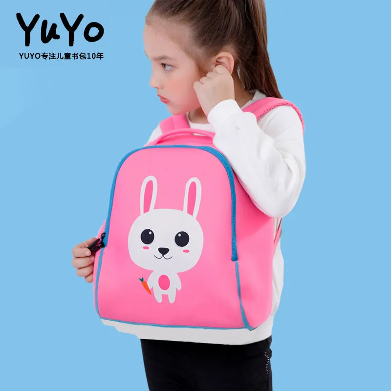 Male and female children's schoolbag kindergarten 1-3 year old backpack diving material new