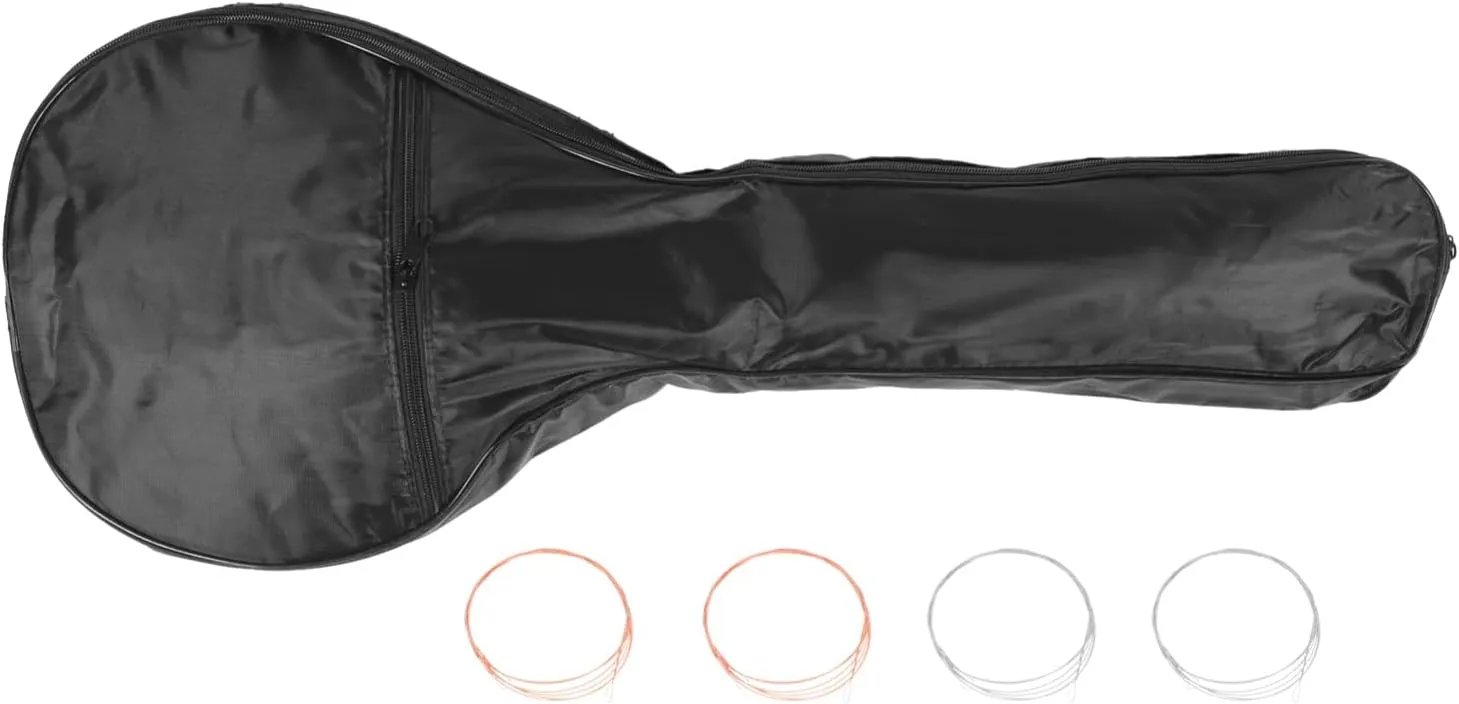 Mandolin Instrument Bag Waterproof Oxford Crossbody Portable Simple Stylish Must-have for Musicians