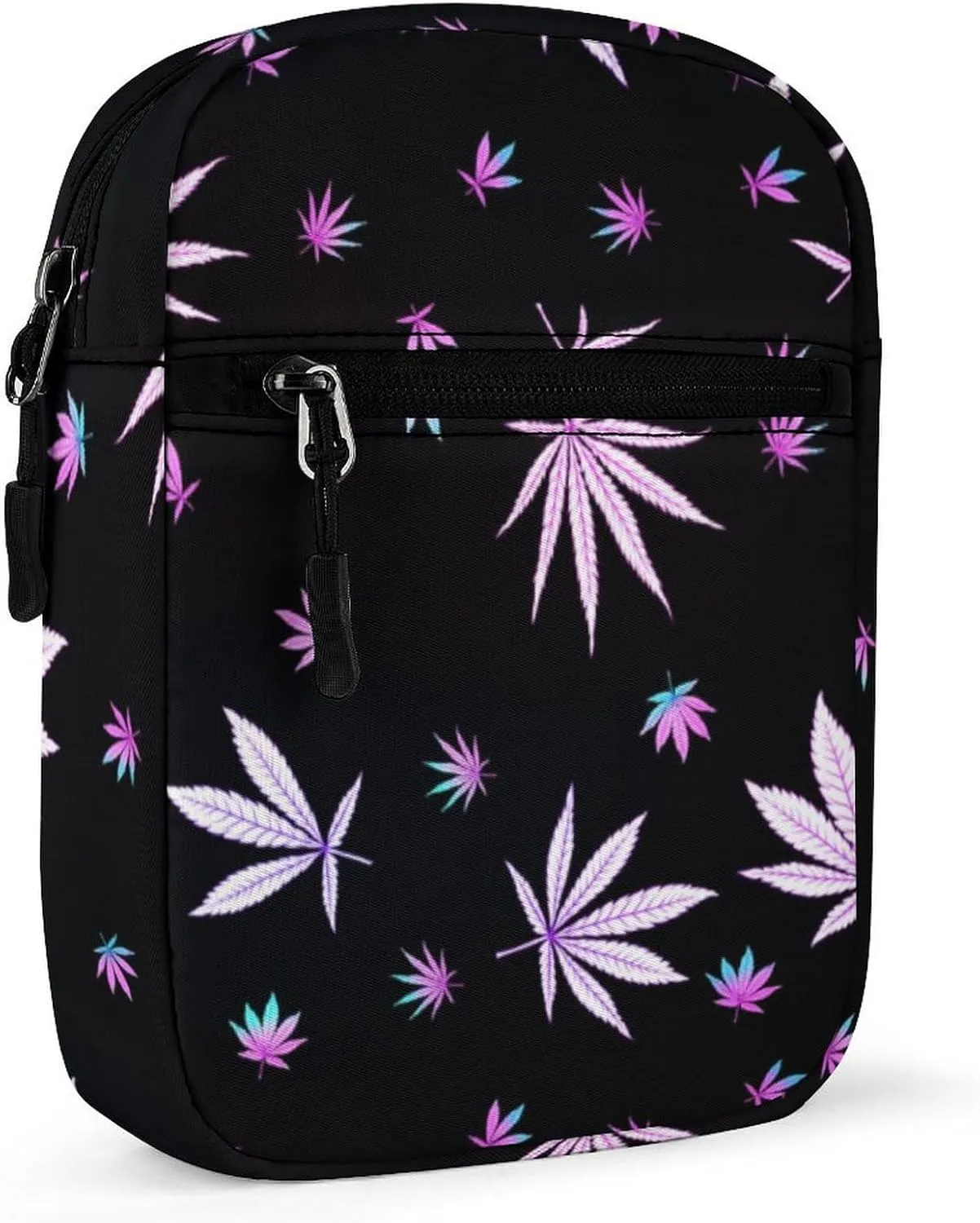 Marijuana Sketch Crossbody Bag Small Shoulder Bag Waterproof, Lightweight And Convenient