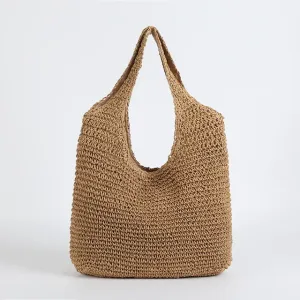 Marlene™ Elegant Straw Beach Bag