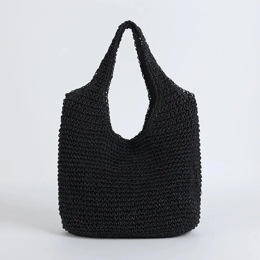 Marlene™ Elegant Straw Beach Bag