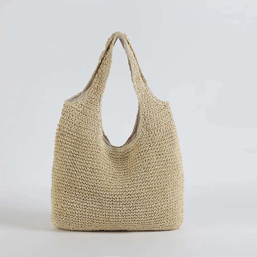 Marlene™ Elegant Straw Beach Bag