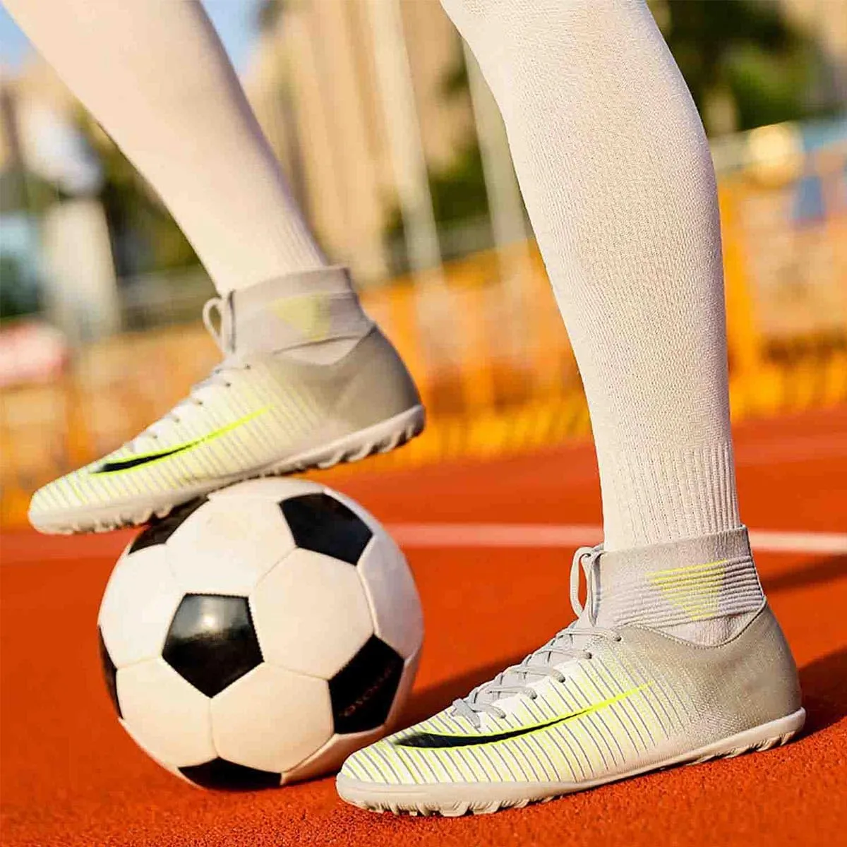 MEBAMY Soccer Cleats for Mens Womens Turf Soccer Shoes SD
