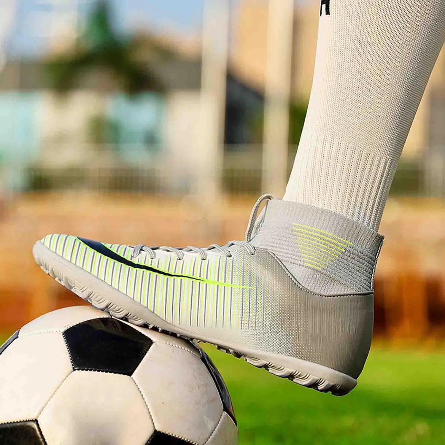 MEBAMY Soccer Cleats for Mens Womens Turf Soccer Shoes SD