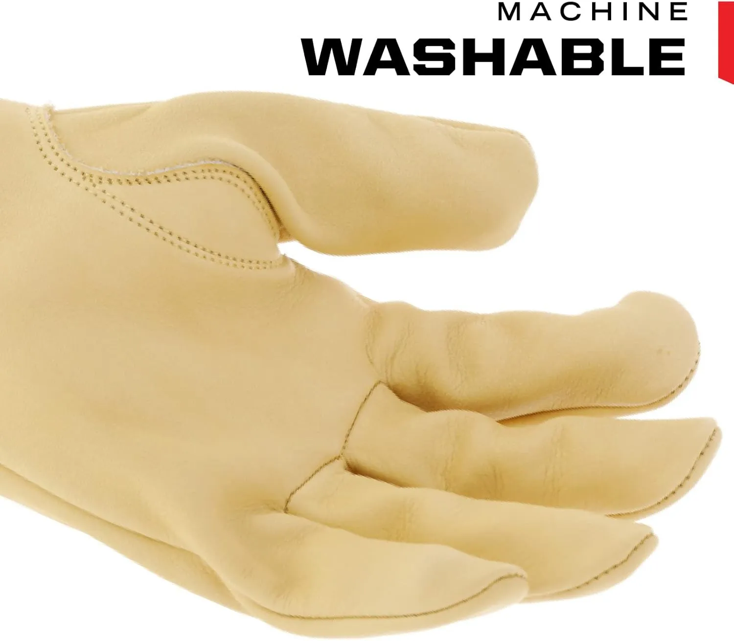 Mechanix Wear: Cow Leather Driver Glove with Durahide Water Resistant Technology, Quick Fitting Safety Work Gloves (Tan, Small)