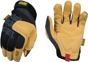 Mechanix Wear: Material4X Padded Palm Work Gloves (Medium, Brown/Black)