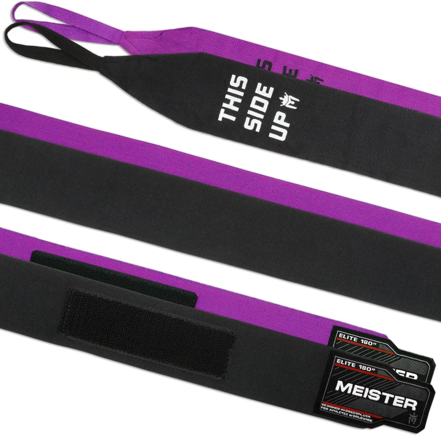 Meister Elite 180'' Premium Adult Hand Wraps for MMA & Boxing - 2 Pair Pack w/Mesh Bag'