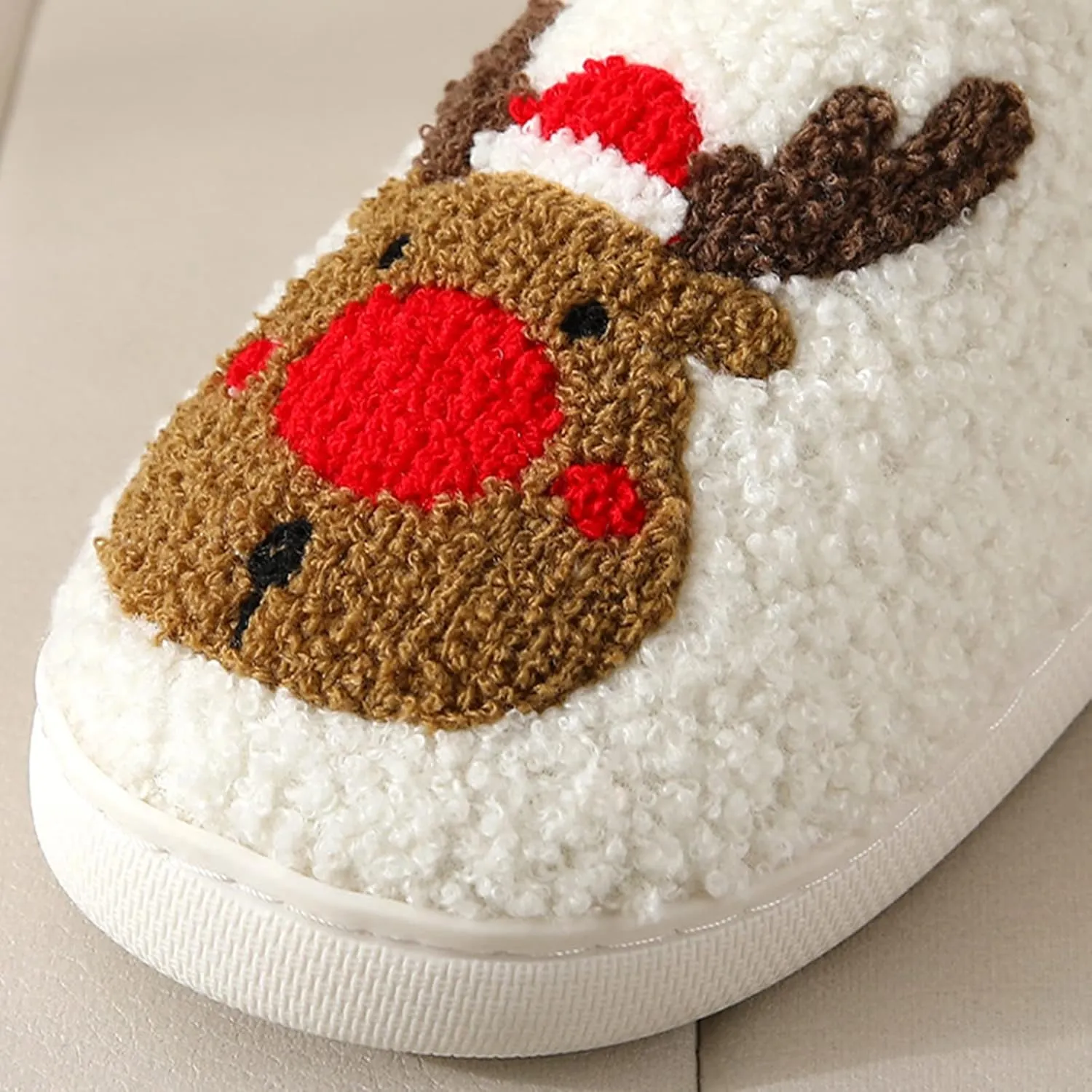Menore Memory Foam Slippers for Womens Mens Plush Warm Spooky Lantern Cute Slippers House Shoes