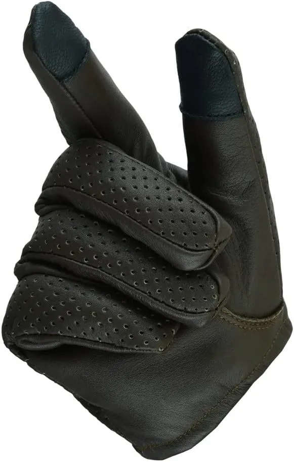 Men's Air Pro Sport Motorcycle, Driving, Police Patrol Summer Glove Water Resistant Leather