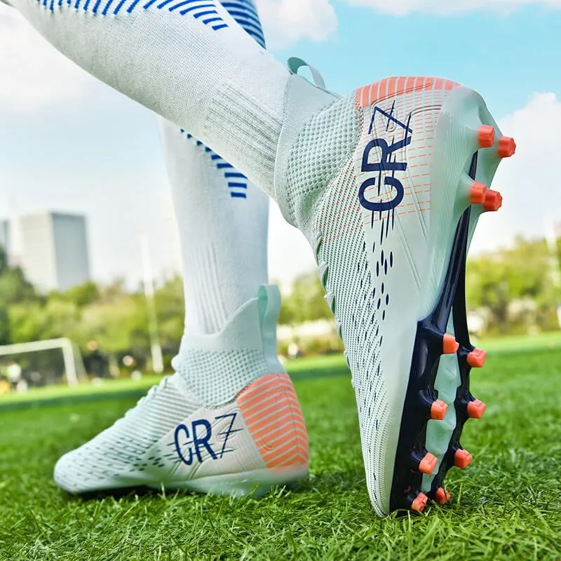 Men's Soccer Shoes Boys Students Grass Training Shoes Outdoor Football Shoes Unisex