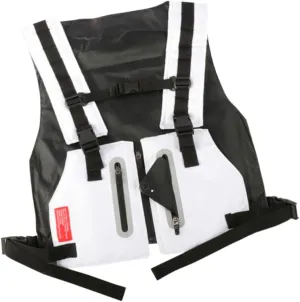Men's Training Vest Outdoor Cycling Vest Reflective Straps Waterproof Multi-Pocket