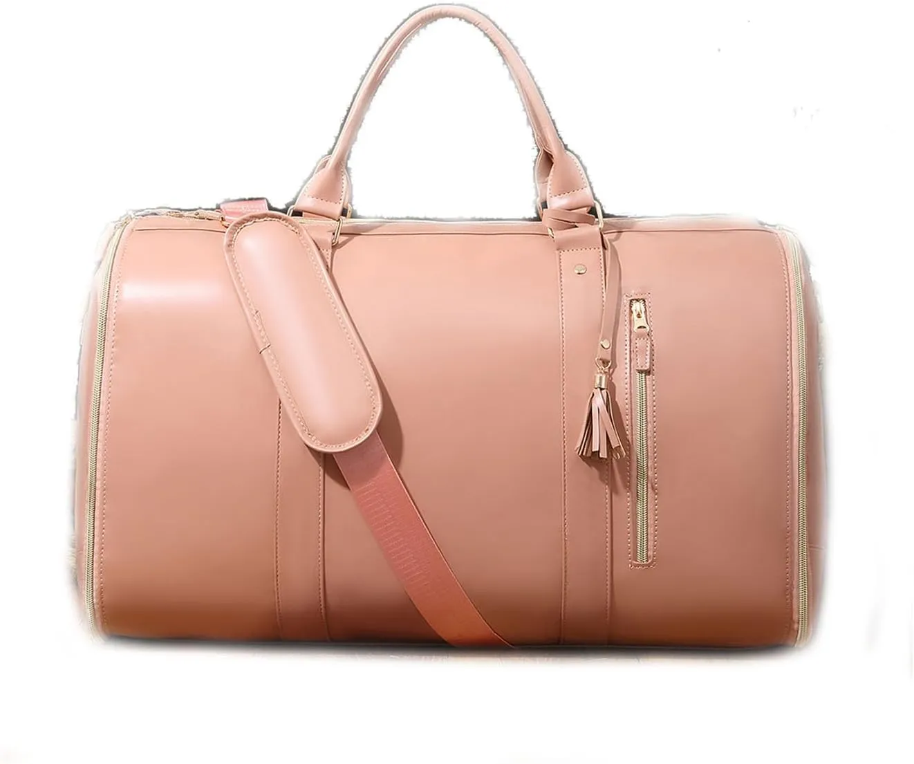 Miahhy Luux Travel Bag, Luux Duffle Travel Bags, Travelher Foldable Clothing Bag, Travel Her Foldable Clothing Bag, 2024 New Lucshy Travel Bag, Garment Duffle Bags for Travel (Pink)