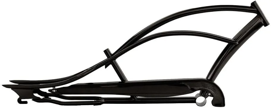 MICARGI 26-inch Stretch Cruiser Steel Frame and Chain Guard for 1/3/7-Speed Coaster/Disc Brake Multi-Color