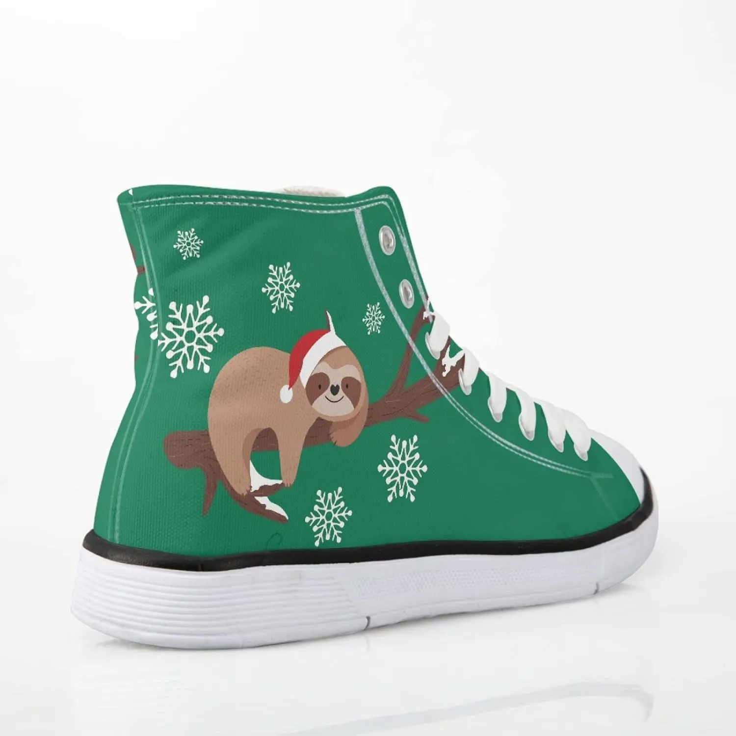 Micoklinlin Canvas Shoes for Women Novelty Girls High Top Canvas Sneakers Lace Ups Cute Animal Casual Teens Walking Shoes