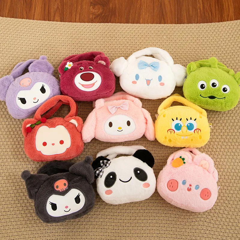 Mini More Than Plush Pouch Style Cartoon Portable Prize Crossbody Bags