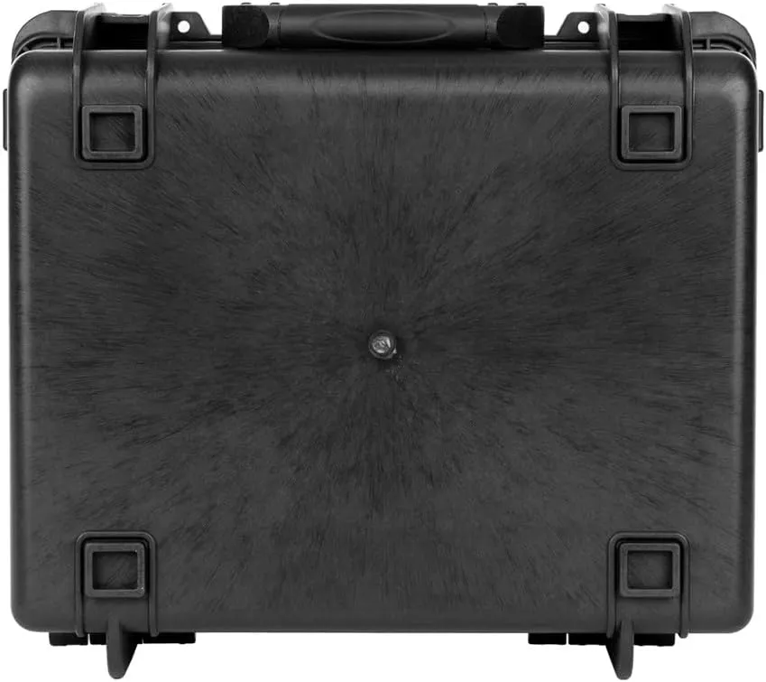Monoprice Weatherproof Hard Case with Customizable Foam - Shockproof, IP67 Level Dust and Water Protection Up to 1 Meter Depth , 19in x 16in x 8in, 28.5 Liter, Black - Pure Outdoor Collection