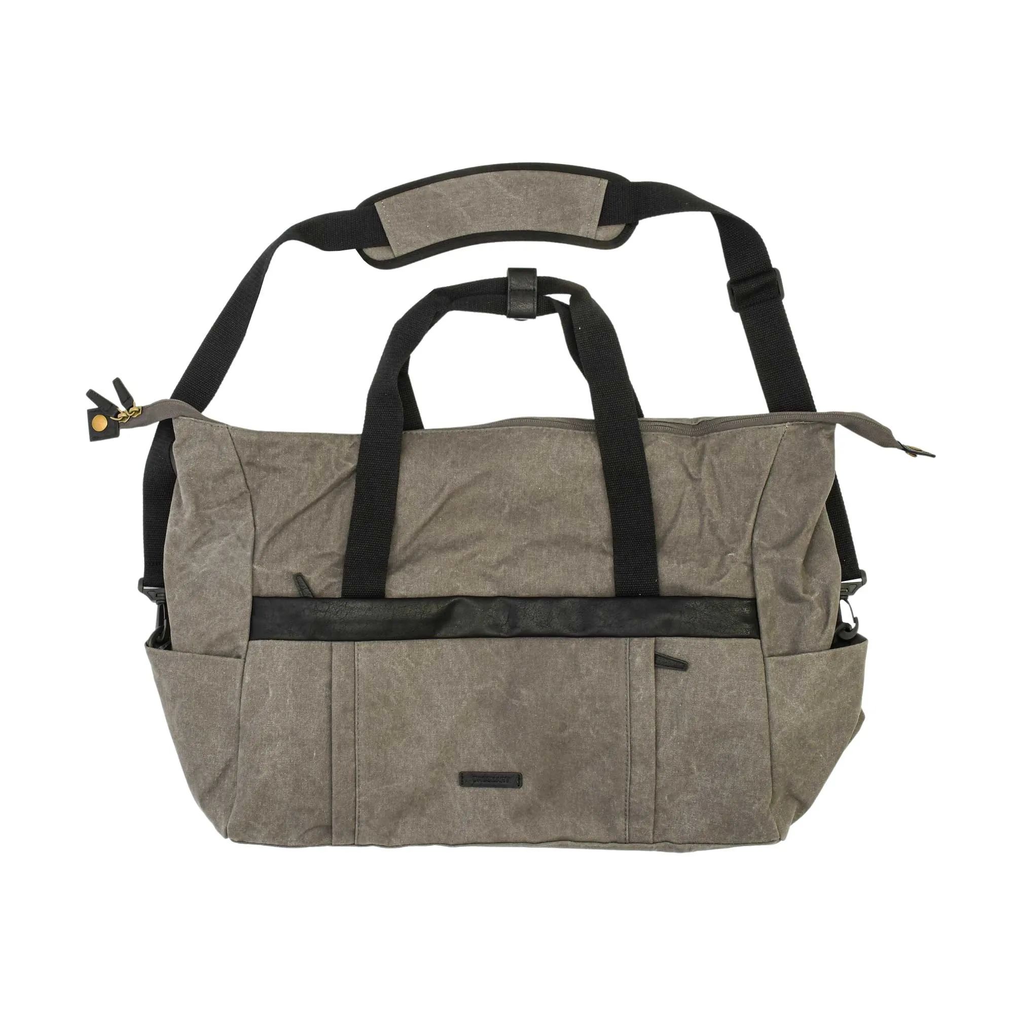 Mosafer Bag-smart Light Grey Duffle Canvas, Size: 51X33X23cm