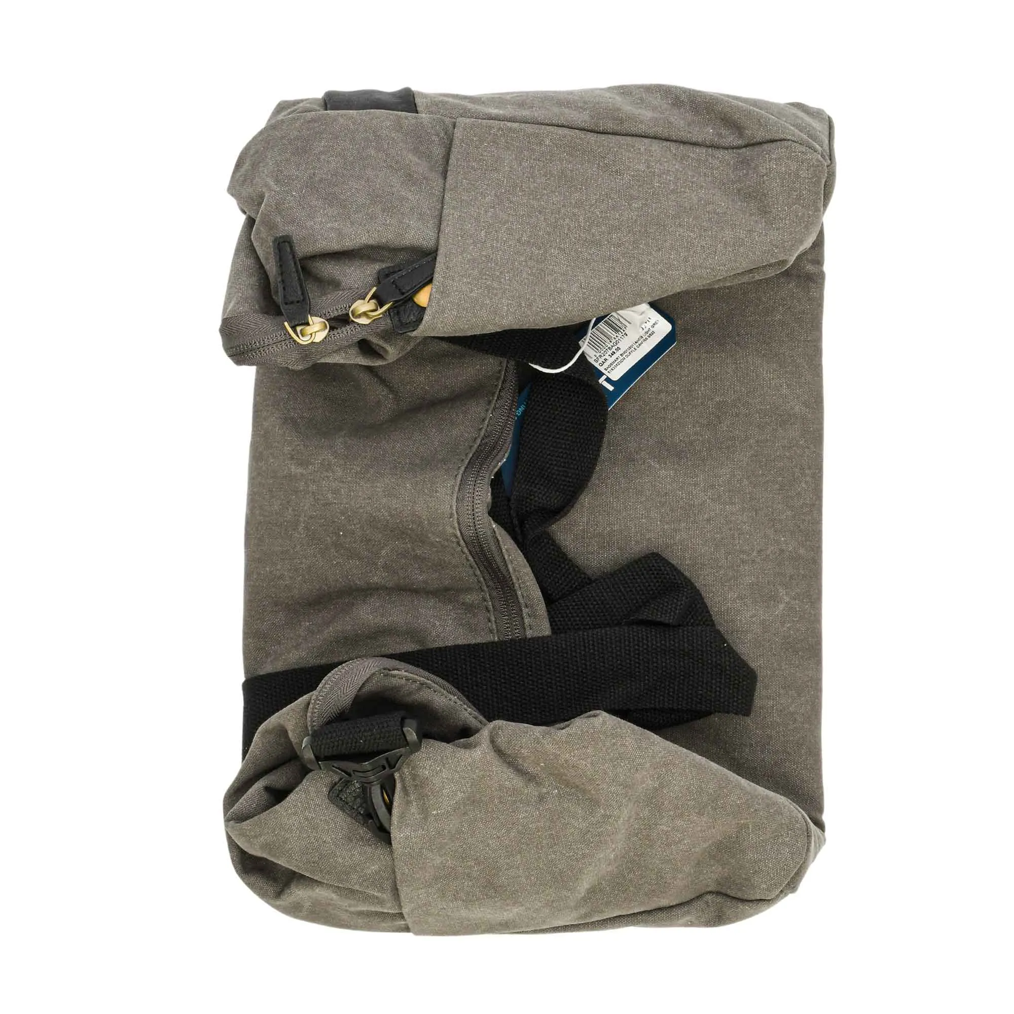 Mosafer Bag-smart Light Grey Duffle Canvas, Size: 51X33X23cm