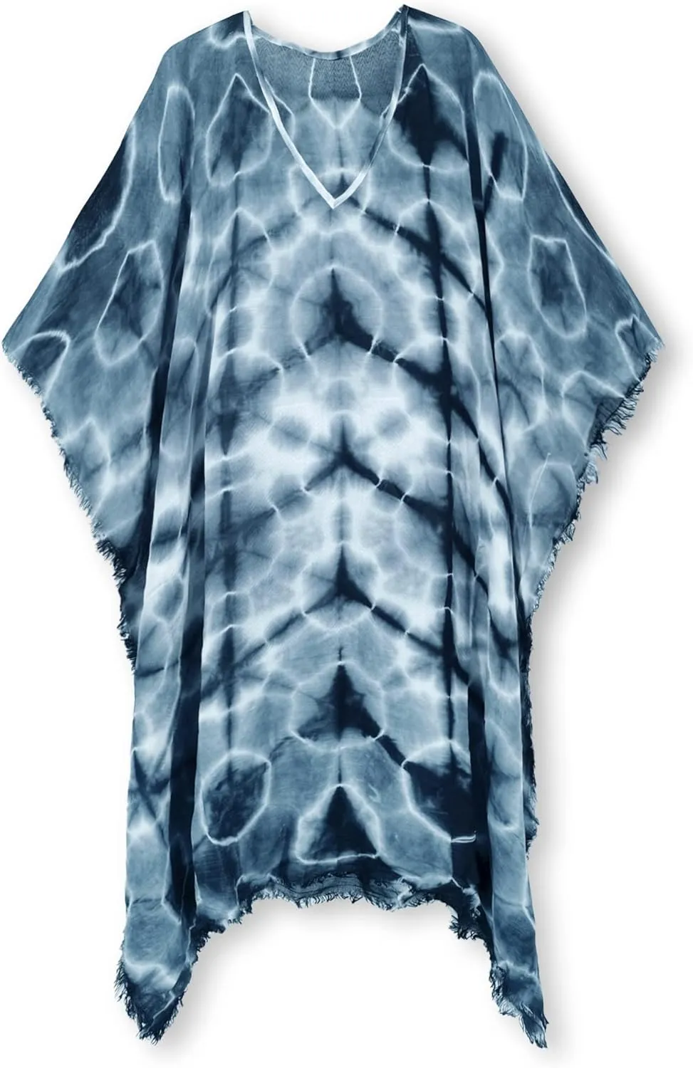 Moss Rose Women's Swimsuit Cover up Beach Kaftan for Bathing Suit with Floral Pattern