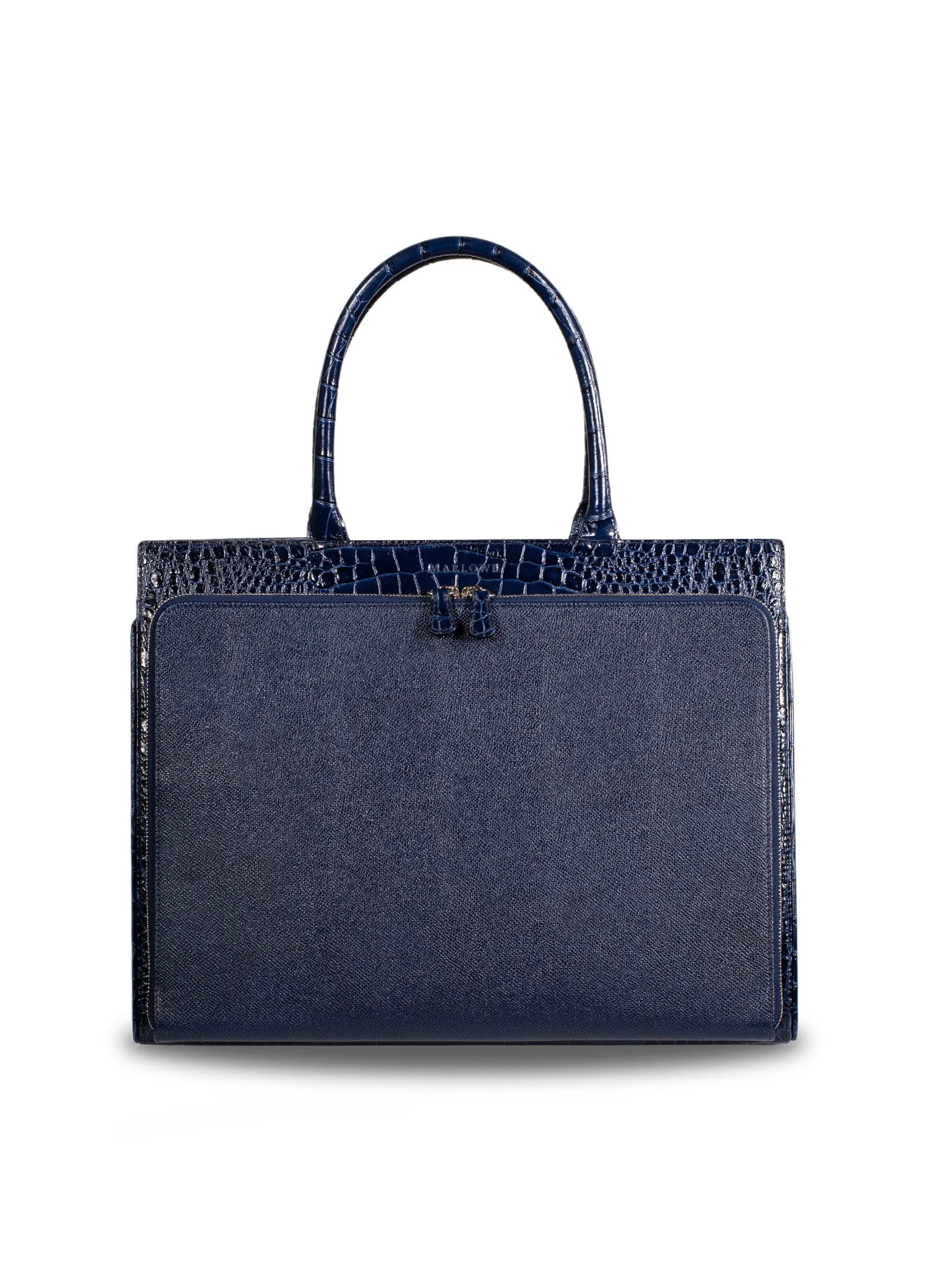 Multi Compartment Leather Tote Bag