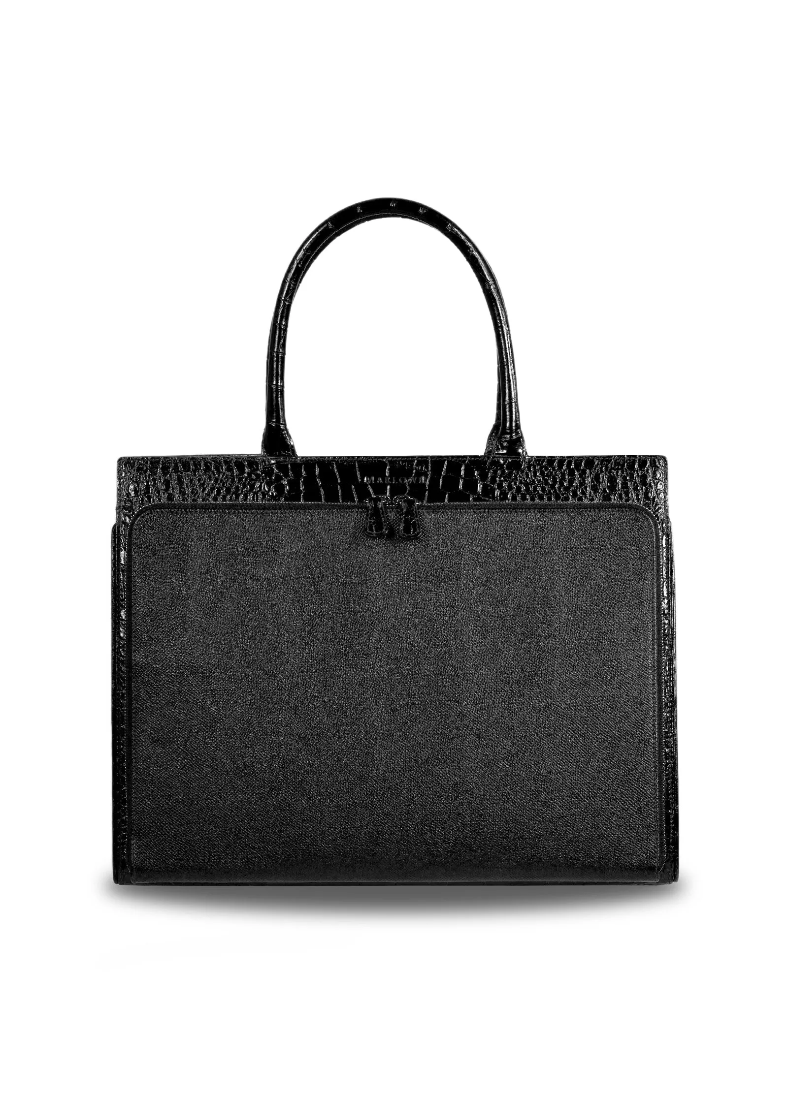 Multi Compartment Leather Tote Bag