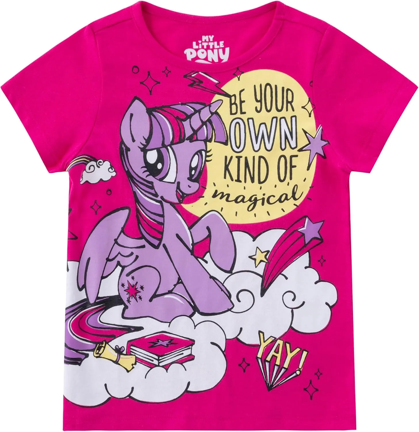 My Little Pony Girls 4 Pack Unicorn Short Sleeve T-Shirt for Big Kids